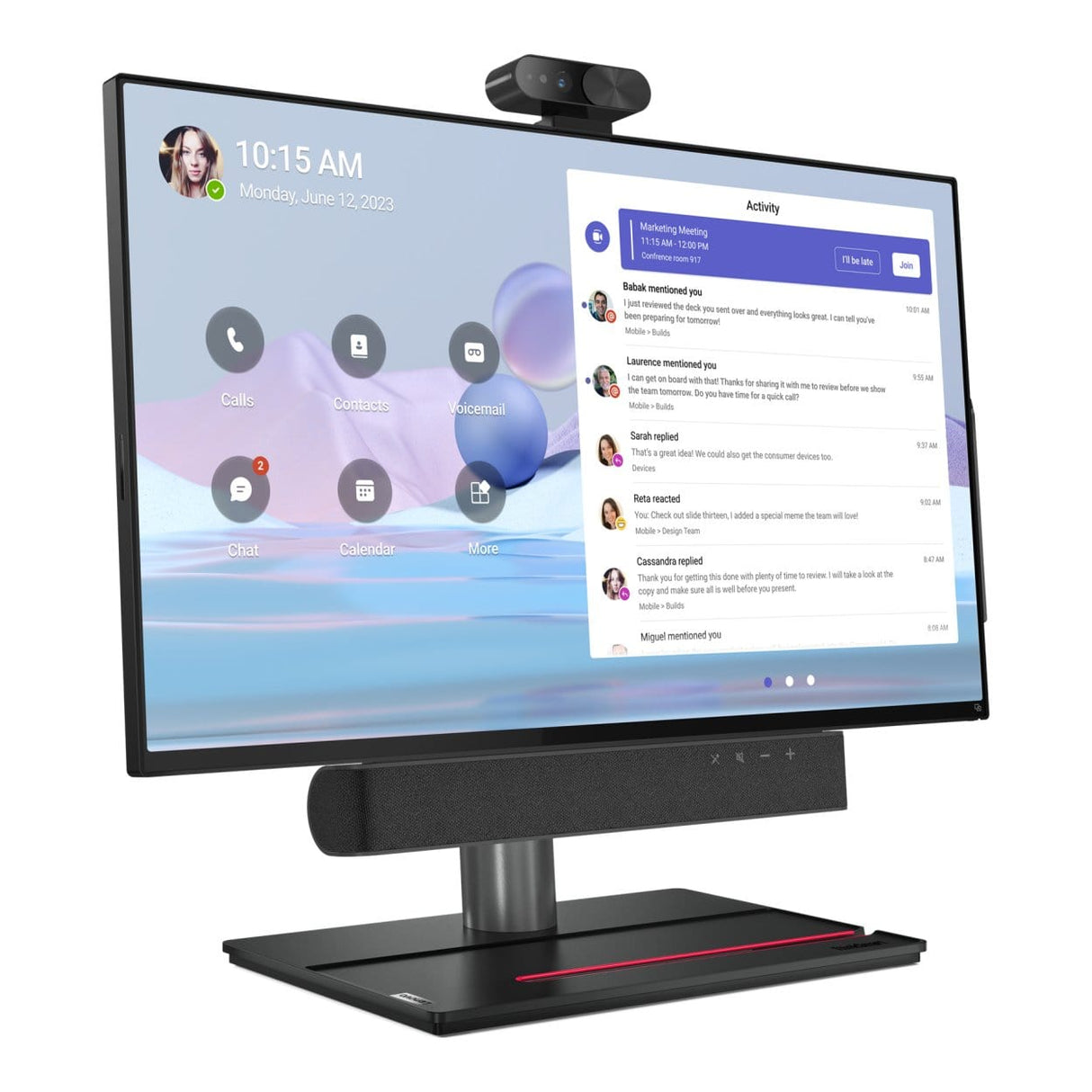 Lenovo ThinkSmart View Plus 27-inch FHD Conference All-in-One PC - Qualcomm QCS8250 128GB UFS 8GB RAM Android 10