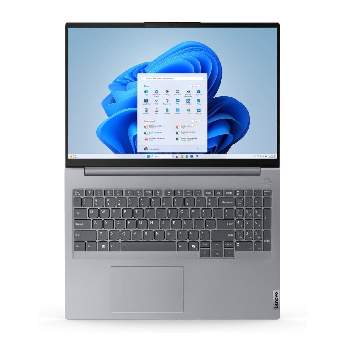 Lenovo ThinkBook 16 G7 ARP 16-inch WUXGA Laptop - AMD Ryzen 7 7735HS 512GB SSD 16GB RAM Win 11 Pro