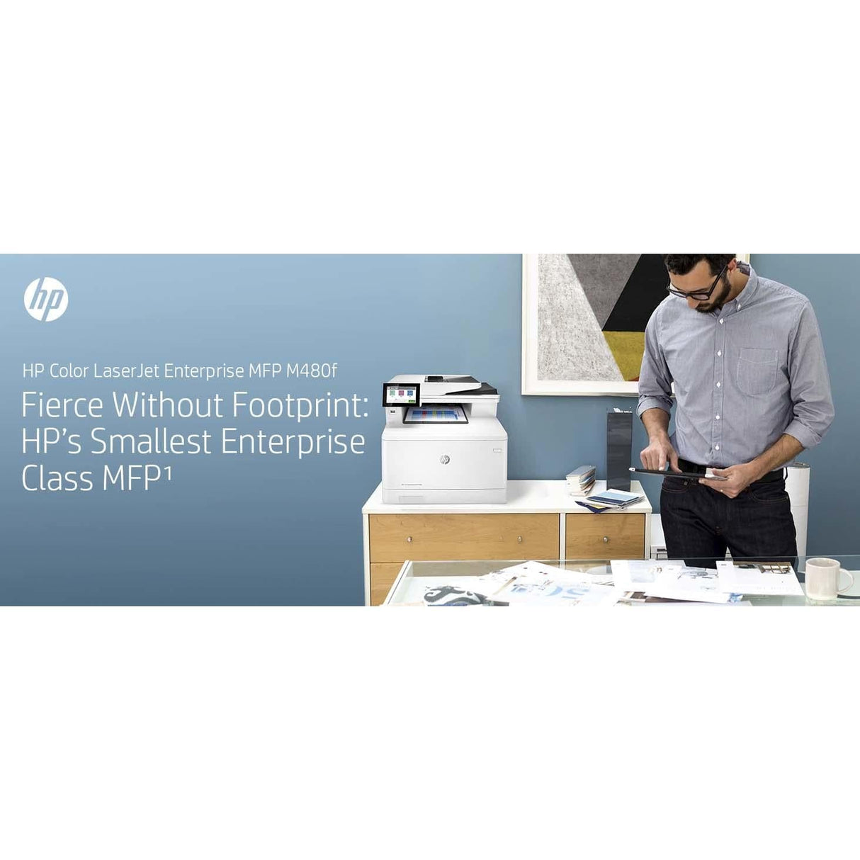 HP Color LaserJet Enterprise M480f A4 Multifunction Business Printer 3QA55A