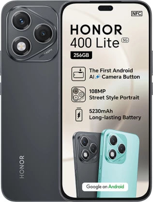 Honor 400 Lite 5G Dual Sim 256GB (Black, 256 GB) (8 GB RAM)