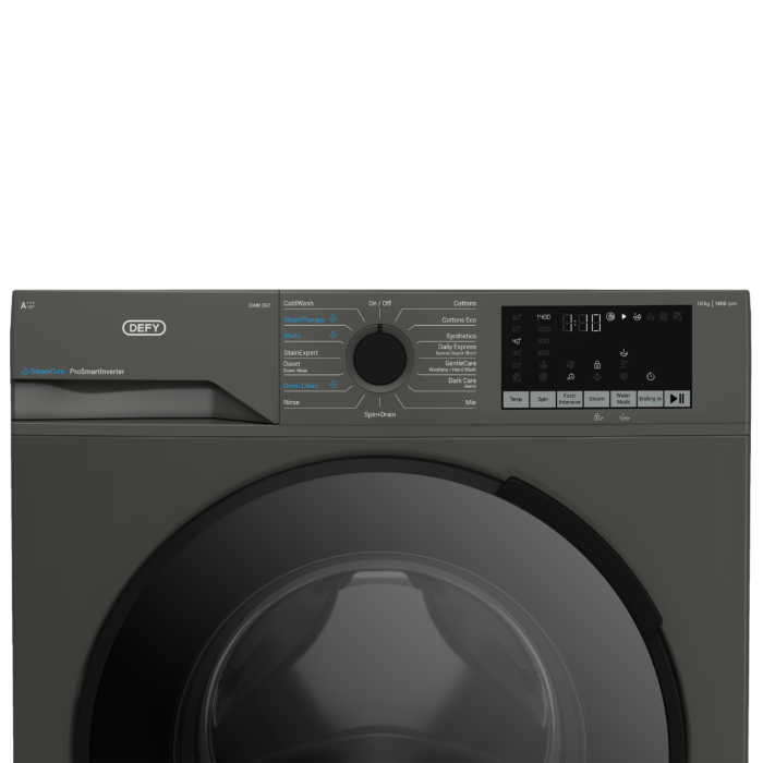 Defy 10kg Manhatten Grey Front Loader Washing Machine - DAW397