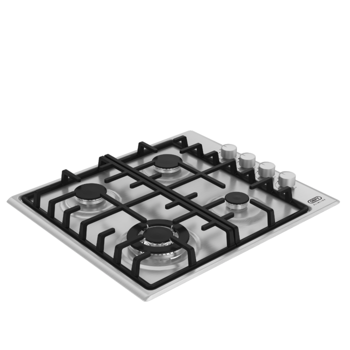 Defy Slimline Gas Hob Side Control (Stainless Steel) - DHG602