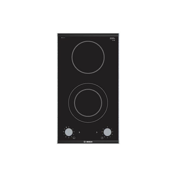 Bosch 30cm Black Ceramic Electric Domino Hob - PKF375CA2E