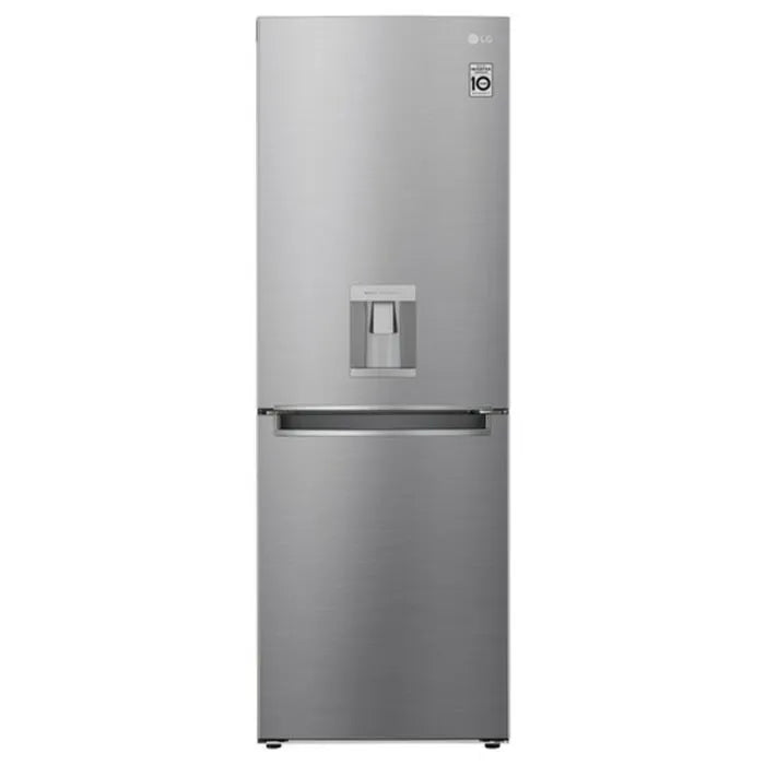 LG 301Lt Platinum Silver Combi Fridge - GC-F369NLJM