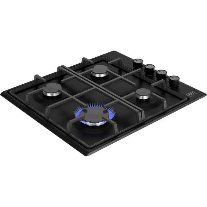 Defy 60cm Black Gas Hob - DHG132