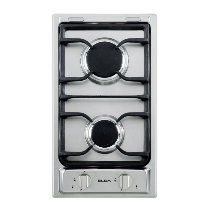 Elba 30cm Stainless Steel Gas Hob - 02/E35-200