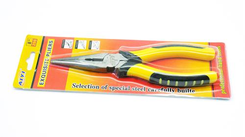 Aiyi Basic 6 Inch Long Nose Pliers and Side Cutter Combination with Anti slip handle