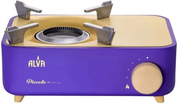 Alva CCR115 1-Burner Manual LPG Gas Stove with Aluminium & Stainless Steel Body - Compact & Efficient Cooking