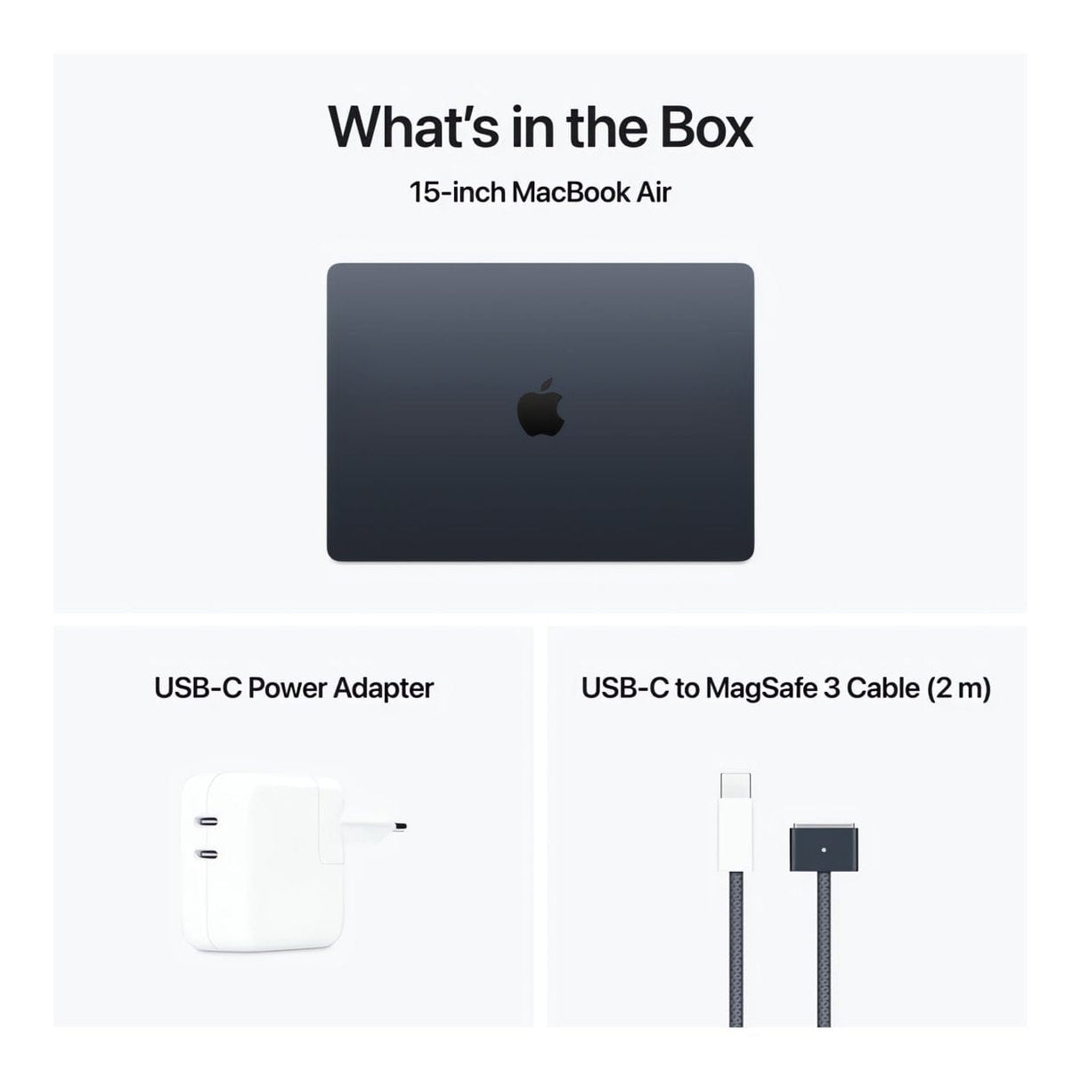 Apple MacBook Air 15.3-inch Retina Laptop - Apple M4 256GB SSD 16GB RAM macOS Midnight