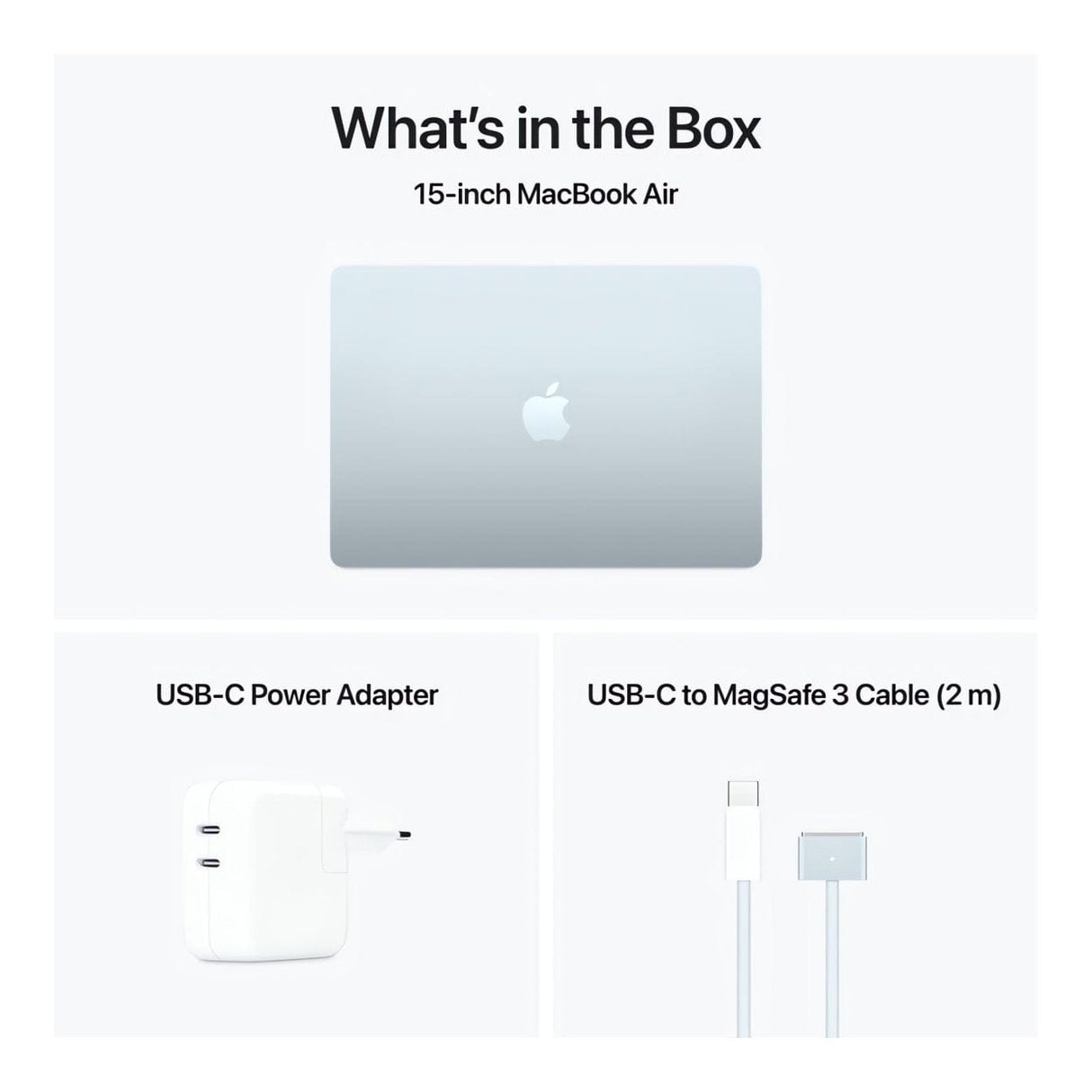 Apple MacBook Air 15.3-inch Retina Laptop - Apple M4 512GB SSD 16GB RAM macOS Sky Blue