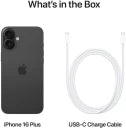 Apple iPhone 16 Plus - 512 GB Storage, 6 GB RAM - Stunning Black - 6.7-inch OLED Display, iOS 18, 5G Enabled