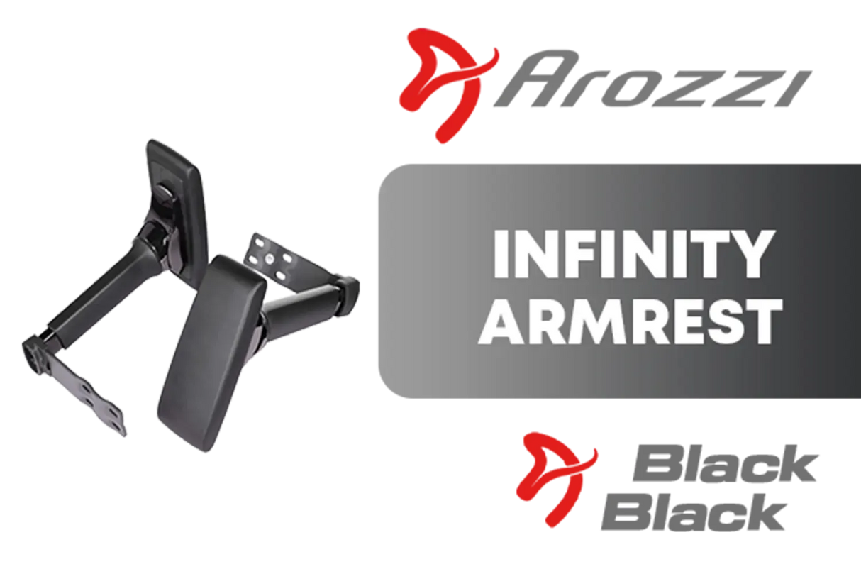 Arozzi AZ-INFINITY-BK Infinity Armrest Black