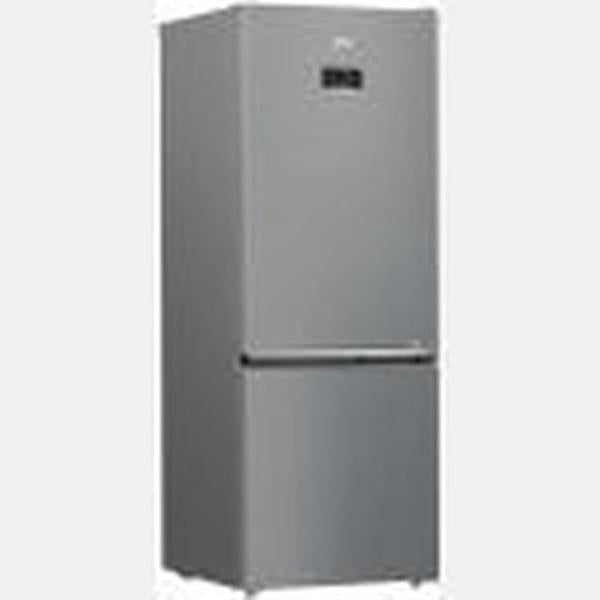 Beko 490L Inox Finish Double Door Bottom Mount Fridge Freezer with Inverter Compressor