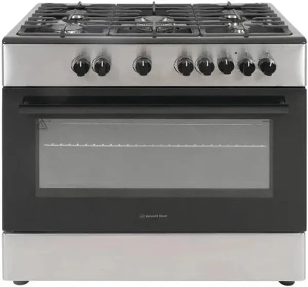 Bennett Read BR90FSS1 90cm Stainless Steel Automatic Gas Stove with Oven - 5 Burners, Electric Oven