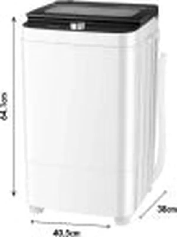 Bennett Read "Sponono" 7kg Compact Single Tub Washing Machine - White, Water Efficient & Space-Saving