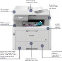 Brother MFC-L8390CDW Professional Colour Laser All-in-One Printer - High-Speed, Secure, and Versatile for Office Use