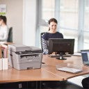 Brother MFCL2700DW Wireless Monochrome Laser All-in-One Printer with Print, Copy, Scan, and Fax