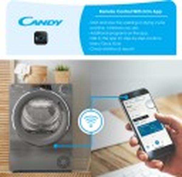 Candy 11kg Grey Heat Pump Tumble Dryer with Smart Connectivity (ROE H11A2TCER-ZA)