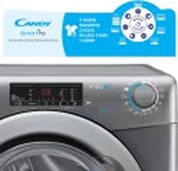 Candy 7kg SmartPro Steam Washing Machine with Wifi Control - Grey