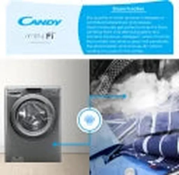 Candy 7kg SmartPro Steam Washing Machine with Wifi Control - Grey