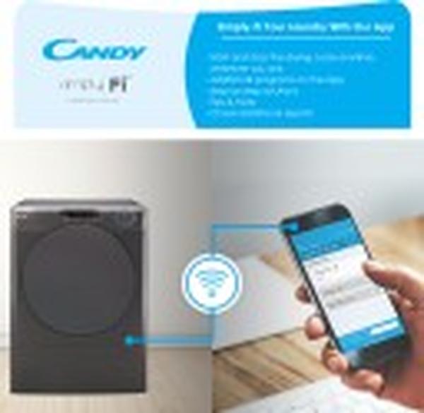 Candy 9kg SmartPro Vented Tumble Dryer with WiFi App Control - Grey | 16 Programs | C Energy Rating | 36-Month Warranty