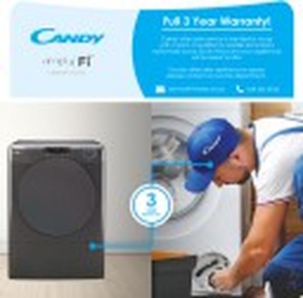 Candy 9kg SmartPro Vented Tumble Dryer with WiFi App Control - Grey | 16 Programs | C Energy Rating | 36-Month Warranty