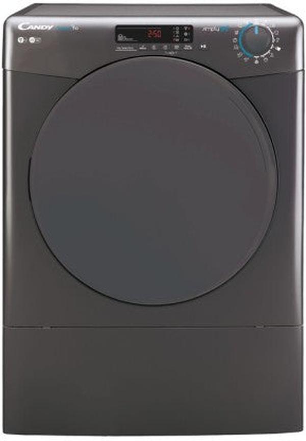 Candy 9kg SmartPro Vented Tumble Dryer with WiFi App Control - Grey | 16 Programs | C Energy Rating | 36-Month Warranty