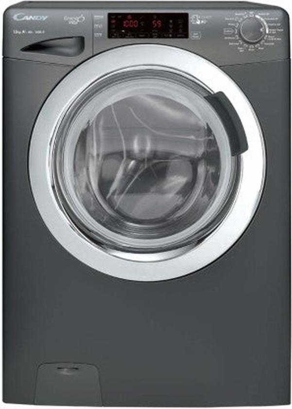 Candy Grand'O Vita 13 kg Fully Automatic Front Load Washing Machine with 1400 RPM Spin Speed and App Control - Anthracite Grey (GVF1413TWHCR-ZA)