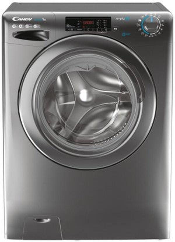 Candy Italy 10kg SmartPro Steam Washing Machine with Wifi App Control - Grey | 1400 RPM, 16 Wash Programs