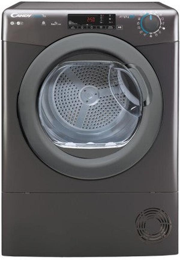 Candy SmartPro Condenser Tumble Dryer 8kg - Silver, Wifi App Control