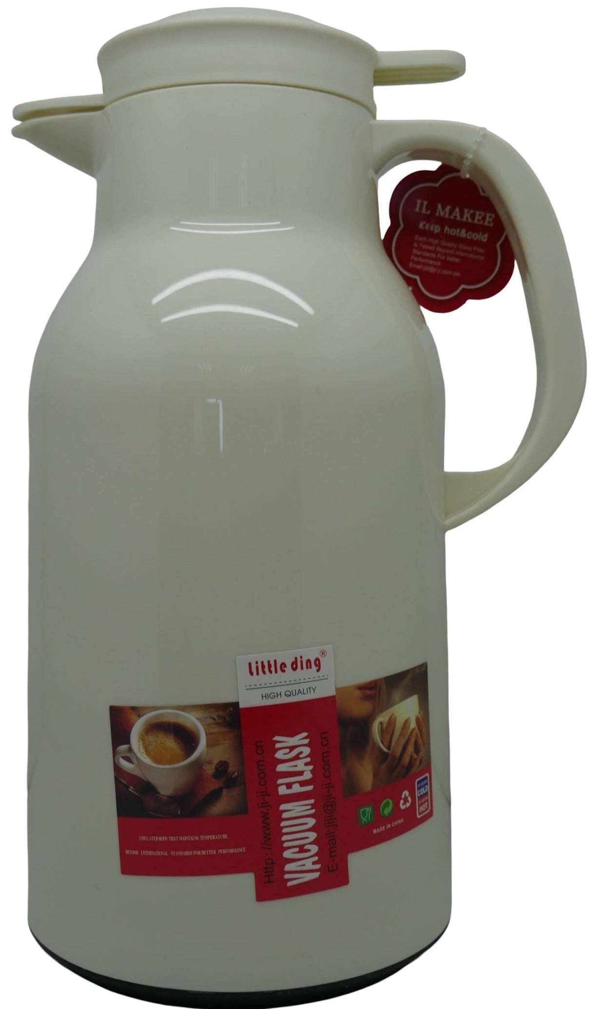 Casey Little Ding 1.3L Flask Jug White