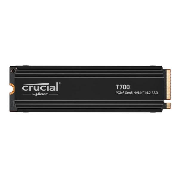 Crucial T700 1TB M.2 NVMe Gen5 with Heatsink NAND SSD