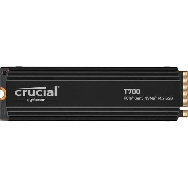 Crucial T700 2TB M.2 NVMe Gen5 with Heatsink NAND SSD