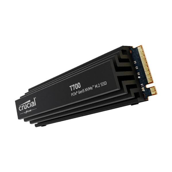 Crucial T700 4TB M.2 NVMe Gen5 with Heatsink NAND SSD
