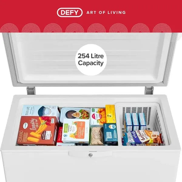 Defy 254L White Chest Freezer