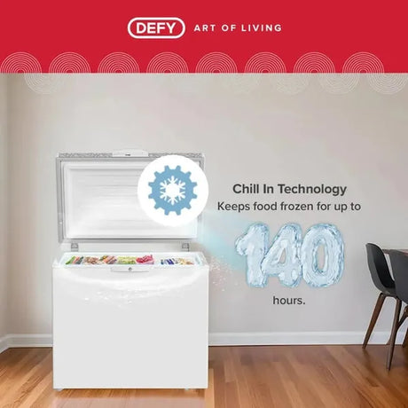 Defy 254L White Chest Freezer
