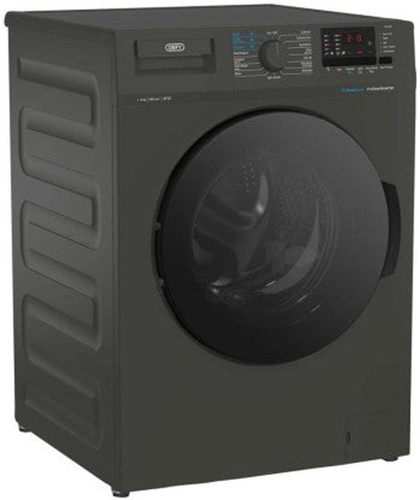 Defy DAW 389 9 kg SteamCure Front Loader Washing Machine - Stylish Grey, Energy Efficient & Quiet Operation