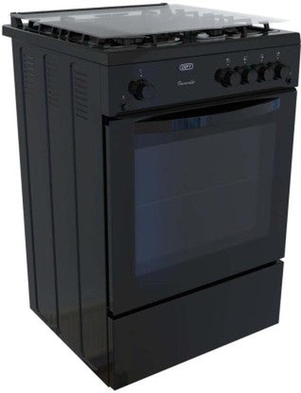 Defy DGS679 - 4 Burner Carbon Steel Automatic Gas Stove with Fan-Assisted Oven