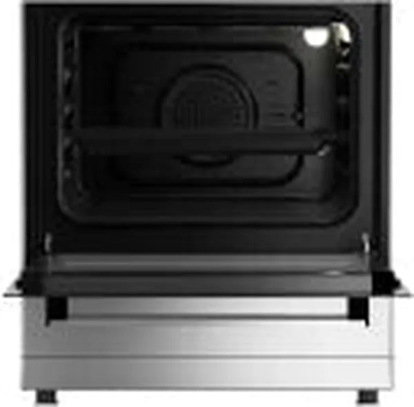 Defy DHG128 Stainless Steel 4-Burner Manual Gas Stove with Electric Oven - 56L Capacity