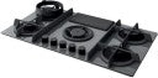 Elica 75cm 4-Burner Auto Ignition Glass Top Gas Stove - Model 02-ELIO-75-545L