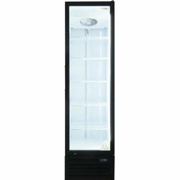 Fridgestar 413L Single Door Beverage Cooler - White Finish with Hinged Full Door