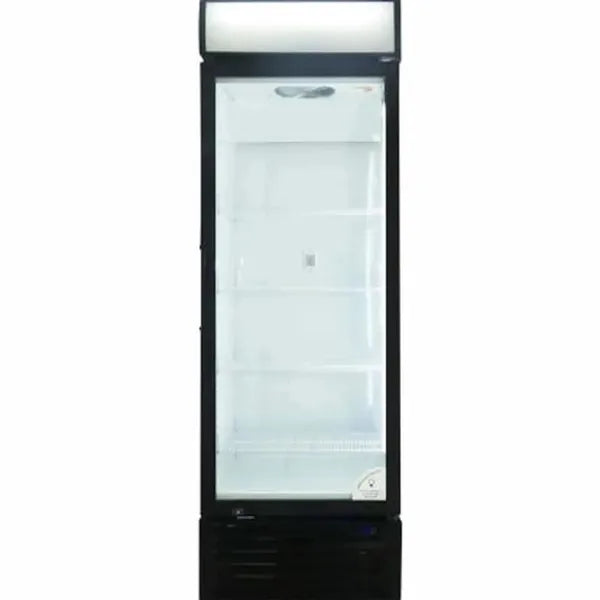 Fridgestar 451L Upright Single Door Beverage Cooler Fridge - White Finish
