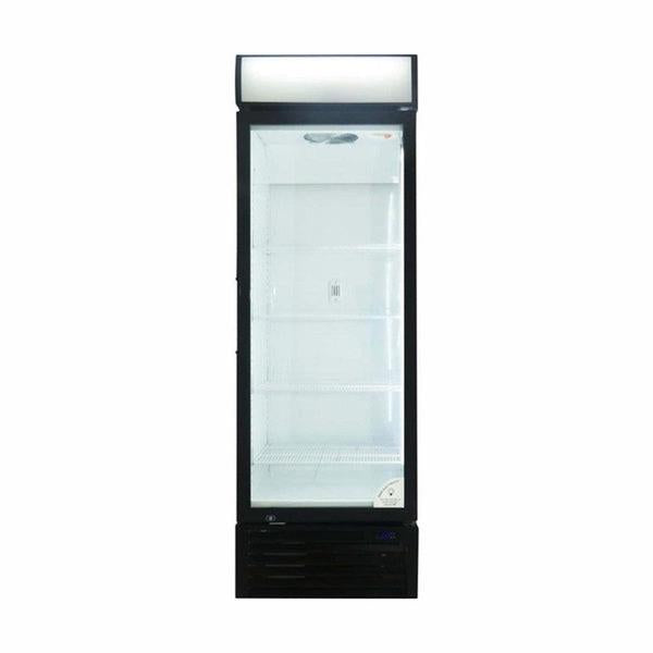 Fridgestar 451L Upright Single Door Beverage Cooler Fridge - White Finish