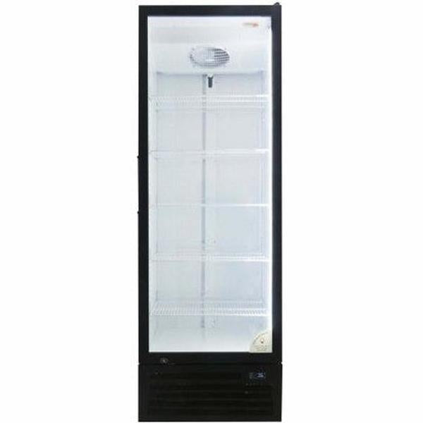 Fridgestar 540L White Finish Single Door Beverage Cooler Fridge with Hinged Full Door