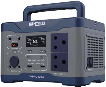 Gentech GPPRO1200I Pure Sine Wave Inverter (With Battery)