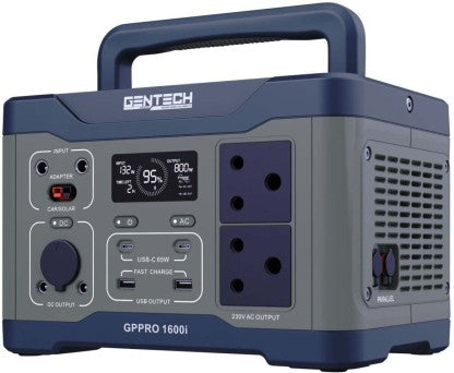 Gentech GPPRO1600I Pure Sine Wave Inverter (Without Battery)