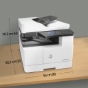 HP LaserJet MFP M443nda Multifunction Monochrome Laser Printer - Print, Copy, Scan (A3 Support, Ethernet/USB)