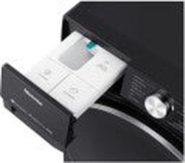 Hisense 12kg Black Fully Automatic Front Load Washer Dryer Combo (WD5S1245BB) - 1400 RPM, 19 Wash Programs, Steam Function, Inverter Technology