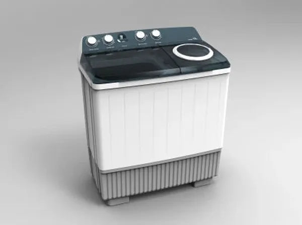 Hisense 14KG Twin Tub Washing Machine - WSCF143 - White, 1250 RPM