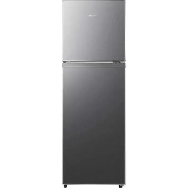 Hisense 154 L Double Door Top Mount Fridge (Titanium Silver, H225TTS)